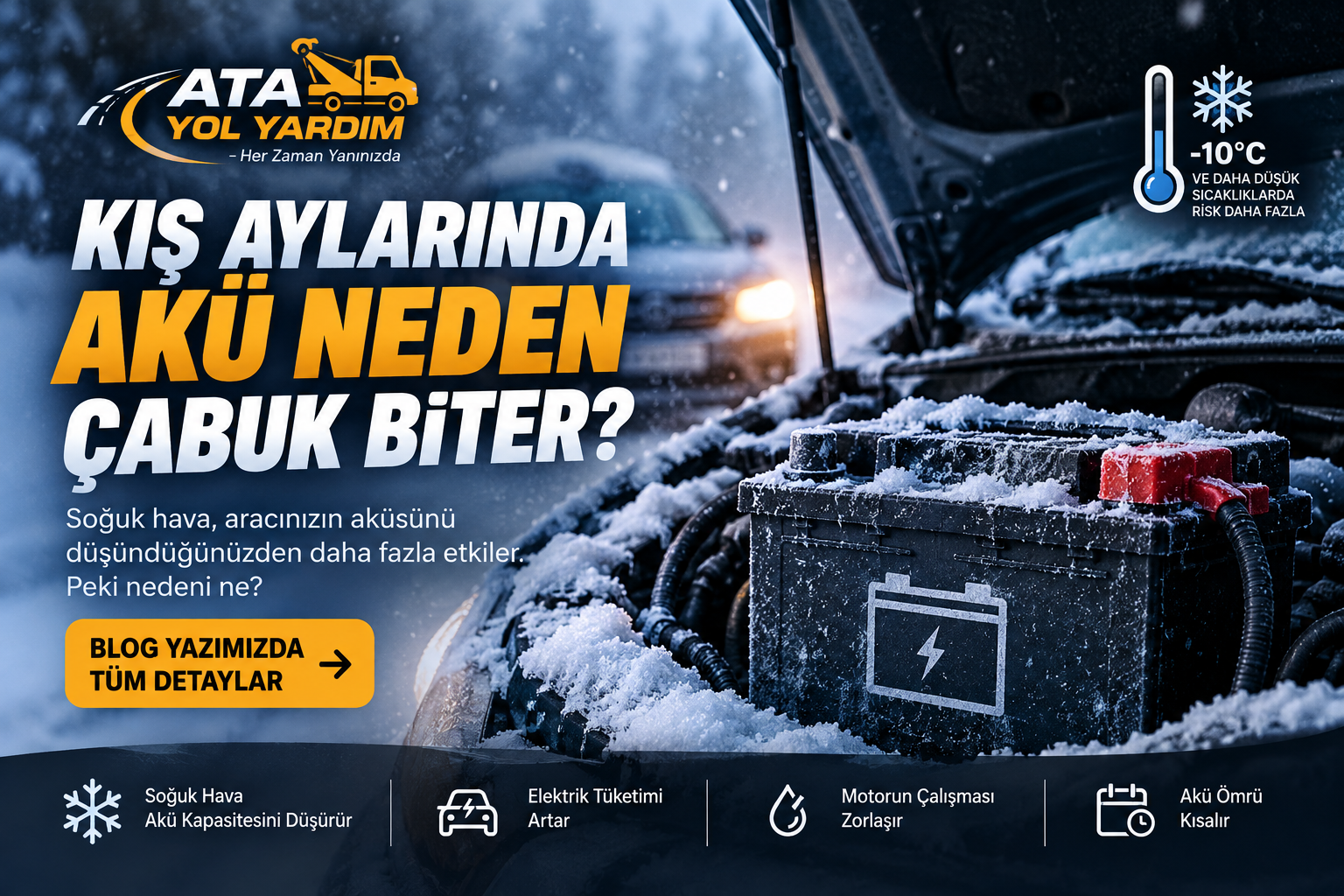Kış Aylarında Akü Neden Çabuk Biter?
